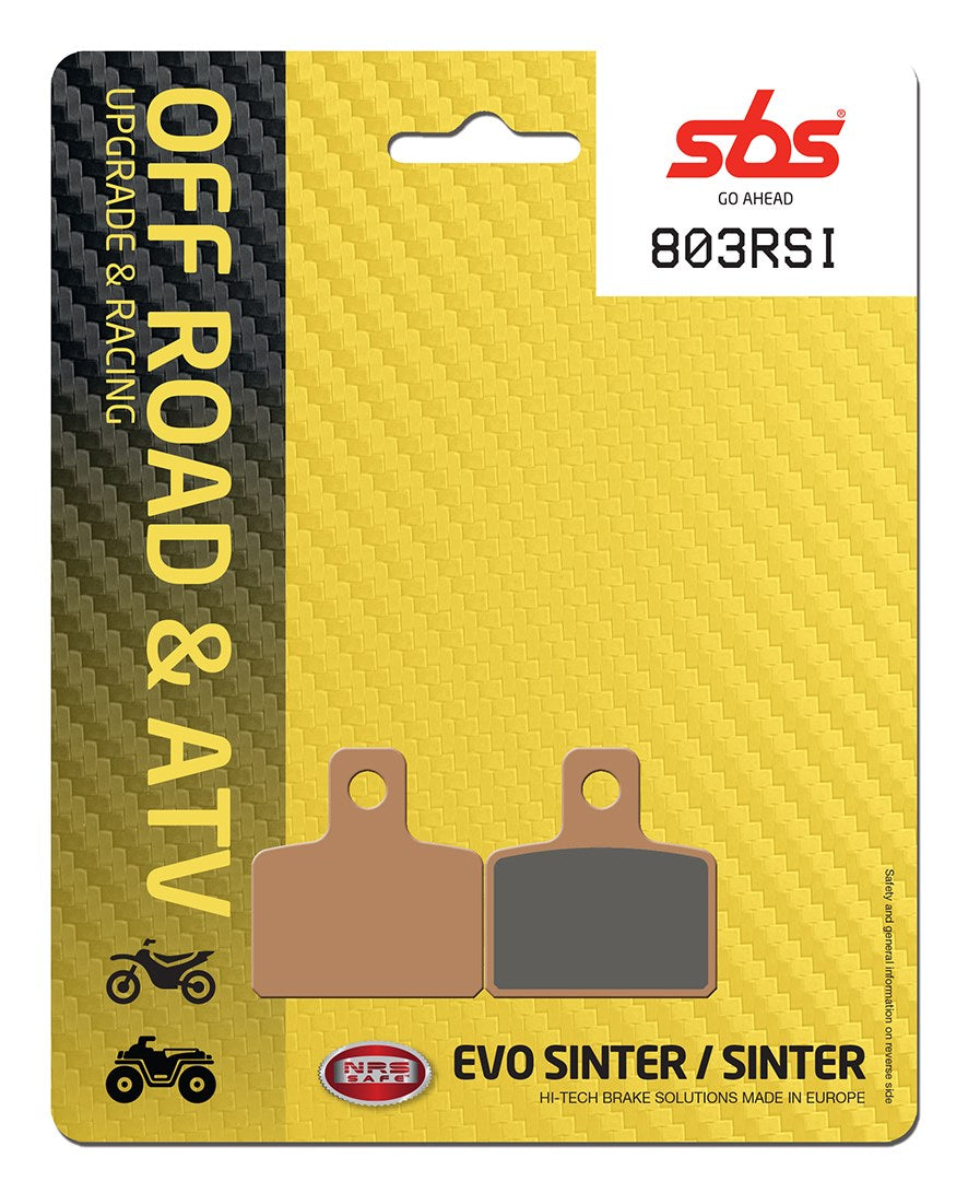 SBS FRICTION - Racing Sinter Front / Rear Off Road Brake Pads - 803RSI-