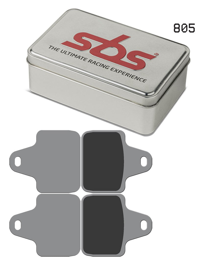 SBS FRICTION - Dual Sinter Front Racing Brake Pads - Moto 2, 3 & WSBK SPEC - 805DS2-