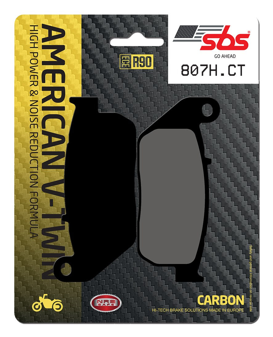 SBS FRICTION - Carbon Tech Front H-D Brake Pads - 807H.CT-