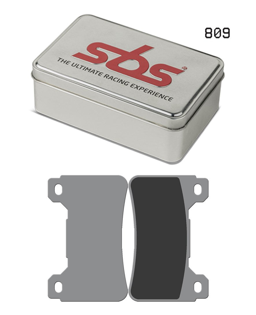 SBS FRICTION - Dual Sinter Front Racing Brake Pads - Moto2, 3 & WSBK SPEC - 809DS-