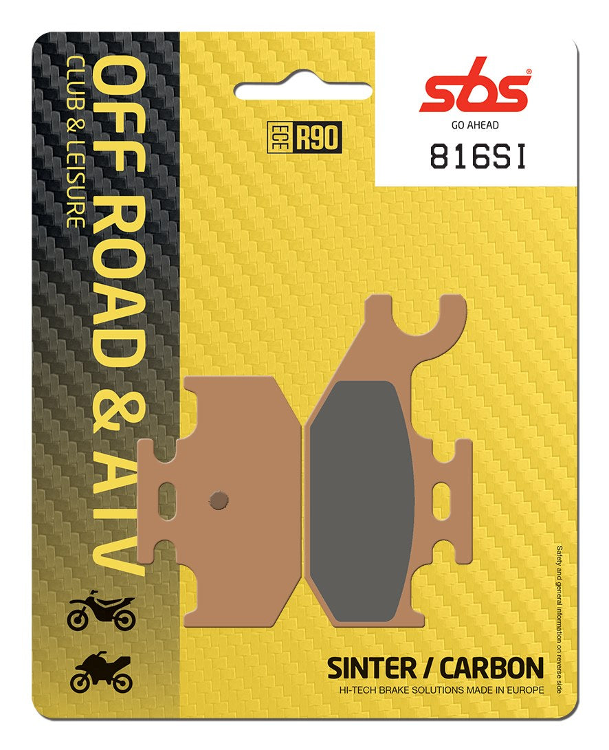 SBS FRICTION - Sinter Off Road Rear Brake Pads - 816SI-