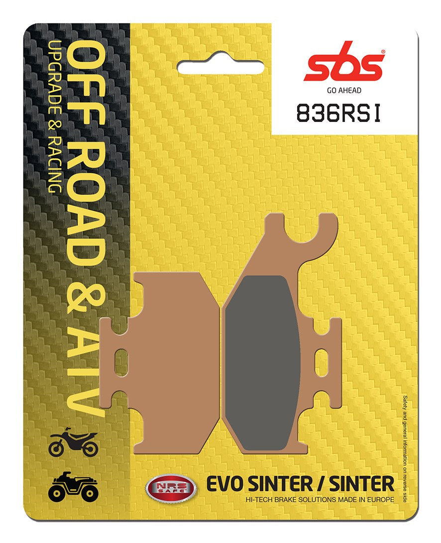 SBS FRICTION - Racing Sinter Off Road Front Brake Pads - 836RSI-