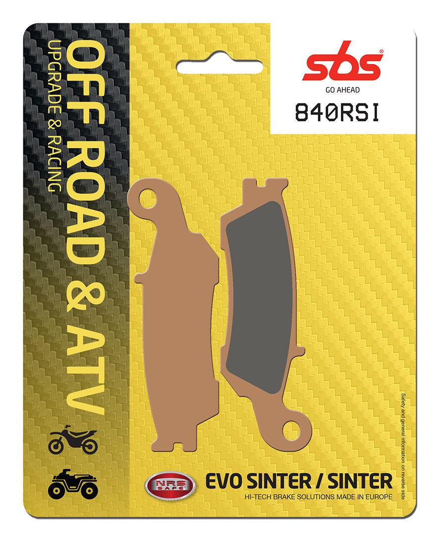 SBS FRICTION - Racing Sinter Off Road Front Brake Pads - 840RSI-