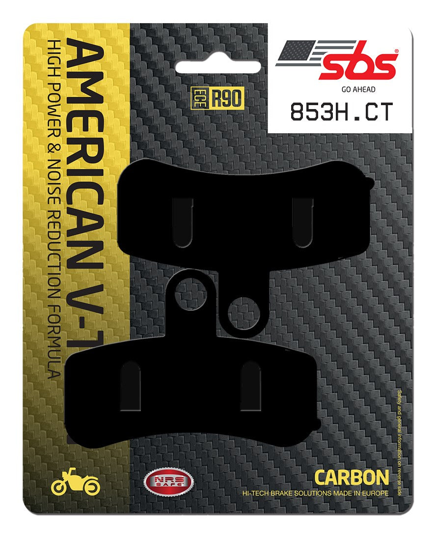 SBS FRICTION - Carbon Tech Front H-D Brake Pads - 853H.CT-