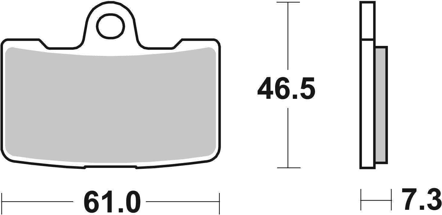 SBS FRICTION - Sinter Front H-D Brake Pads - 856H.HS-