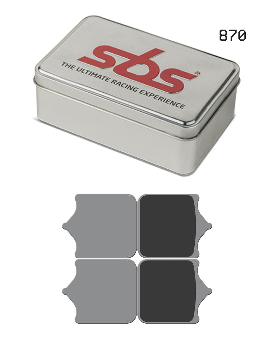 SBS FRICTION - Dual Sinter Front Racing Brake Pads - Moto2, 3 & WSBK SPEC - 870DS2-