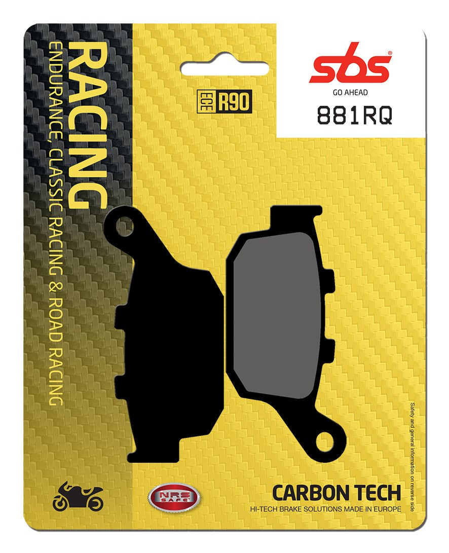 SBS FRICTION - Carbon Tech Racing Rear Brake Pads - 881RQ-