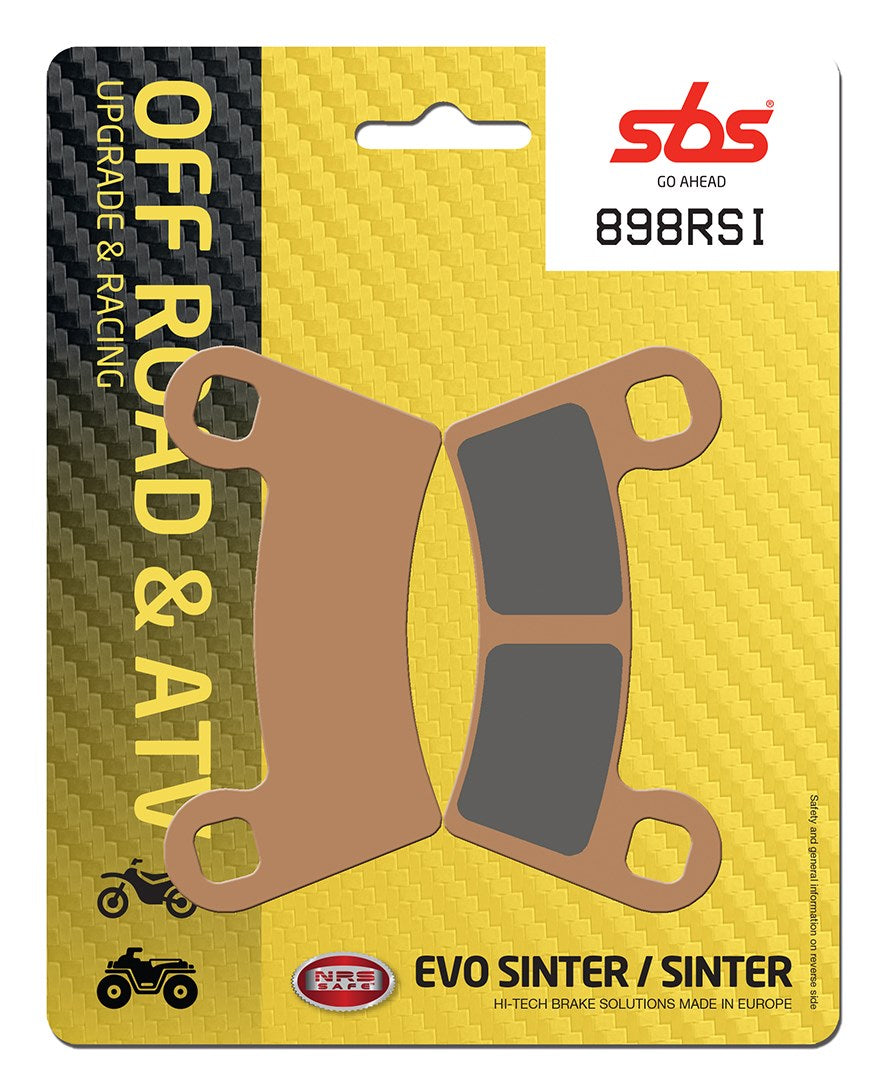 SBS FRICTION - Racing Sinter Front / Rear Off Road Brake Pads - 898RSI-