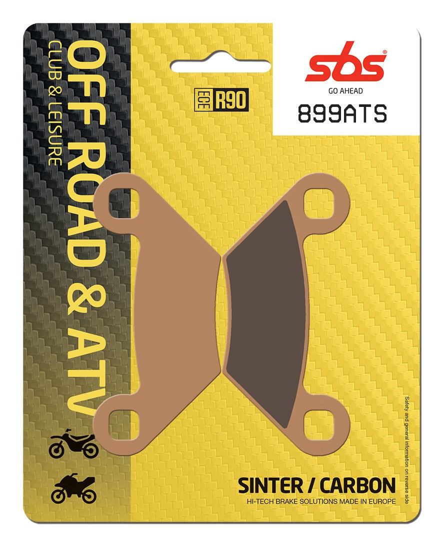 SBS FRICTION - Sinter Front / Rear ATV Brake Pads - 899ATS-