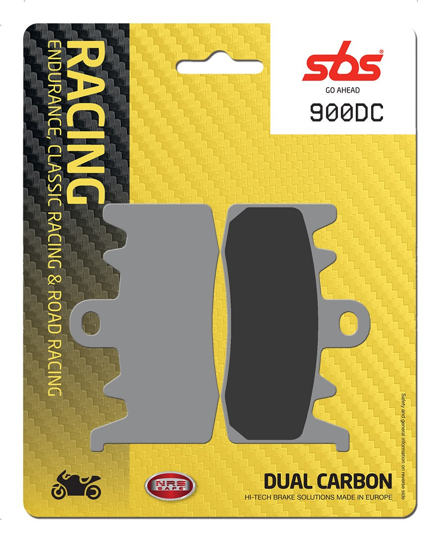 SBS FRICTION - Dual Carbon Front Brake Pads - (Track Use) - 900DC-