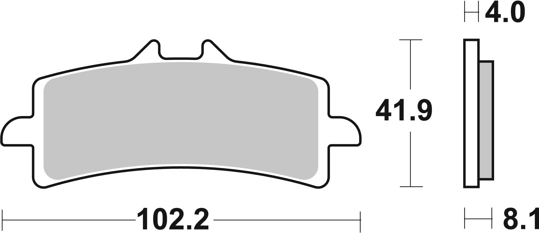 SBS FRICTION - Dual Sinter Front Racing Brake Pads - Moto2, 3 & WSBK SPEC - 901DS-