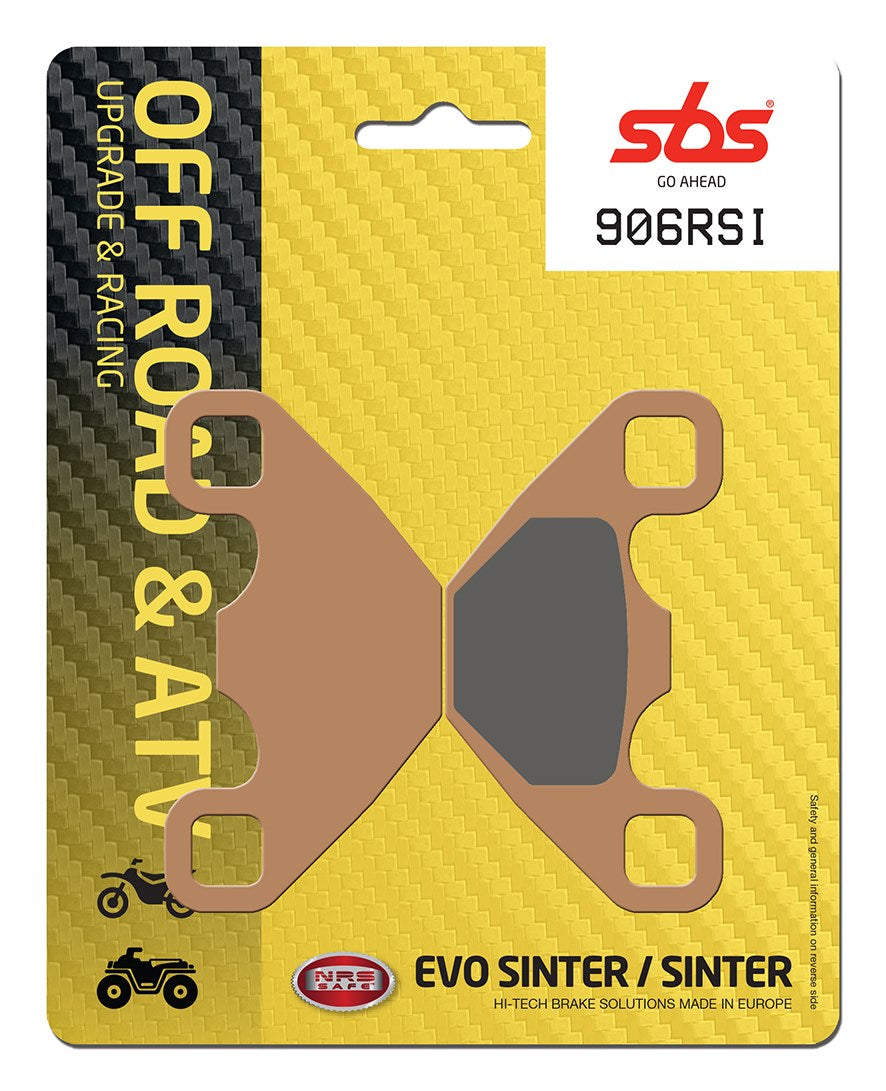 SBS FRICTION - Racing Sinter Off Road Rear Brake Pads - 906RSI-