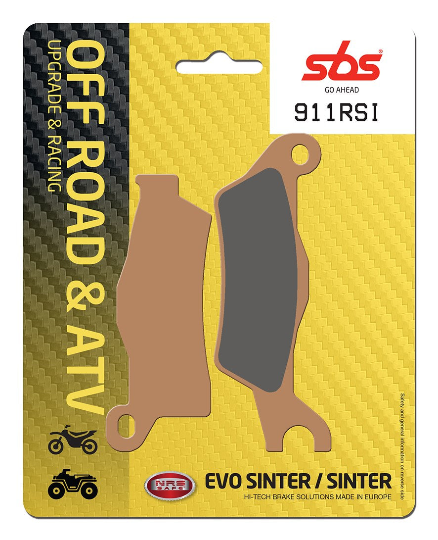 SBS FRICTION - Racing Sinter Front / Rear Off Road Brake Pads - 911RSI-