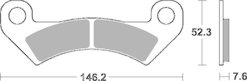 SBS FRICTION - Racing Sinter Off Road Front Brake Pads - 912RSI-