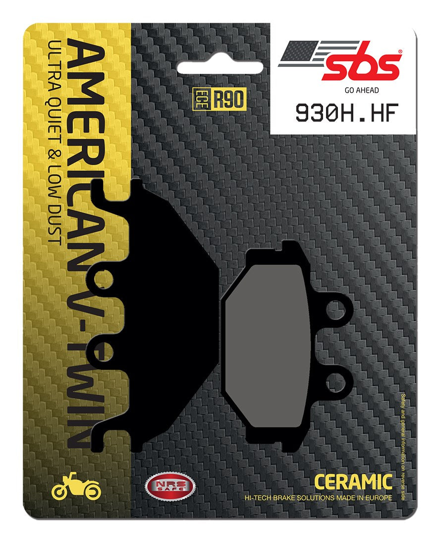 SBS FRICTION - Ceramic Rear H-D Brake Pads - 930H.HF-