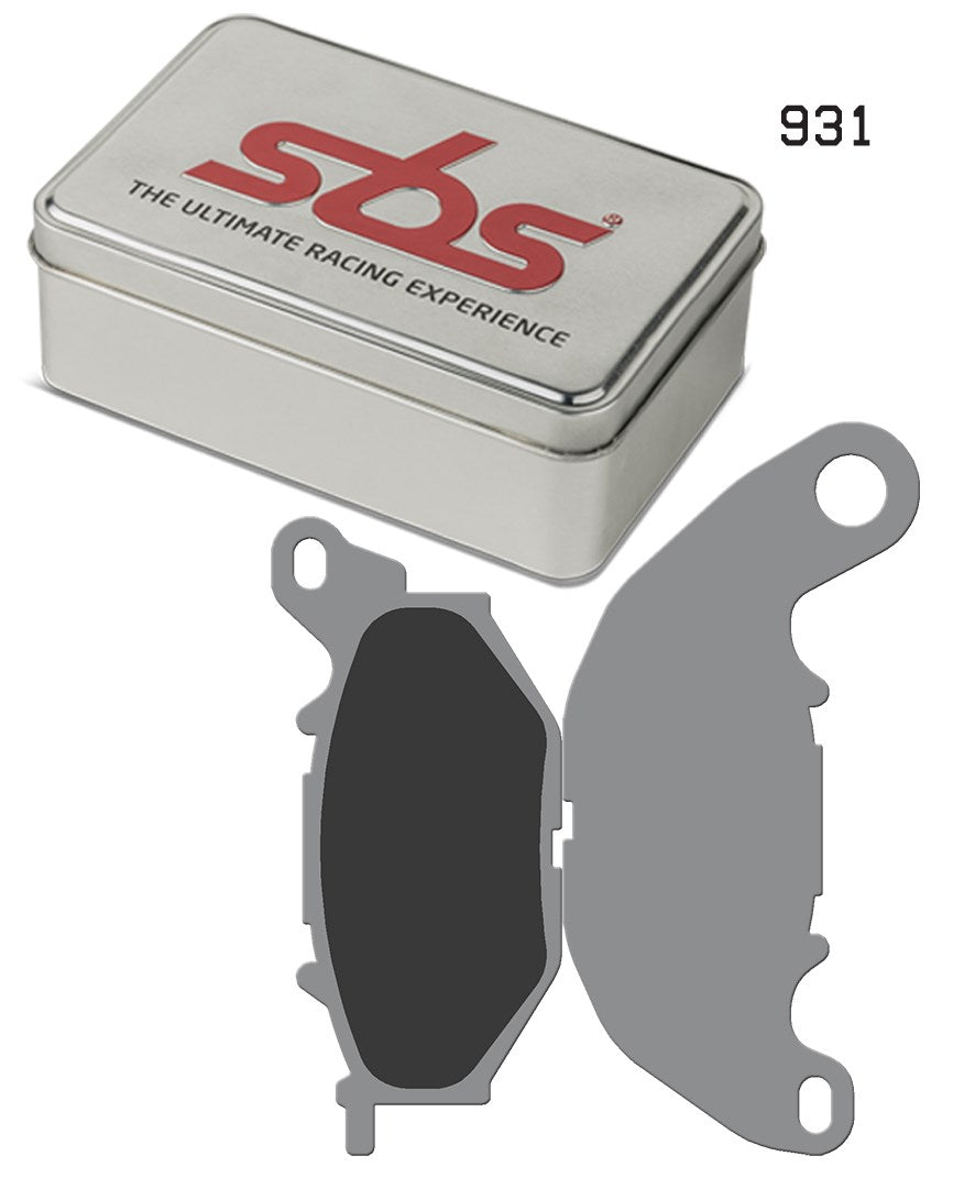 SBS FRICTION - Dual Sinter Front Racing Brake Pads - Moto2, 3 & WSBK SPEC - 931DS2-