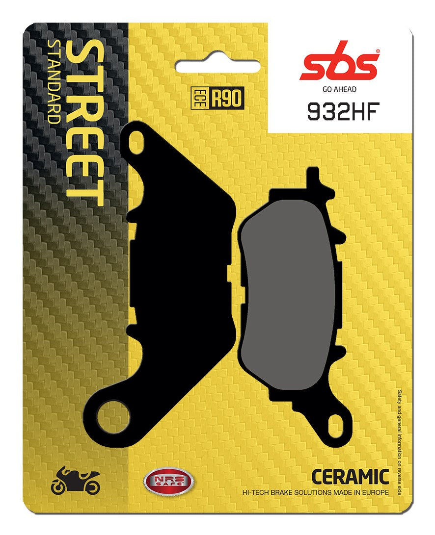SBS FRICTION - Ceramic Rear Brake Pads (SBS 230) - 932HF-