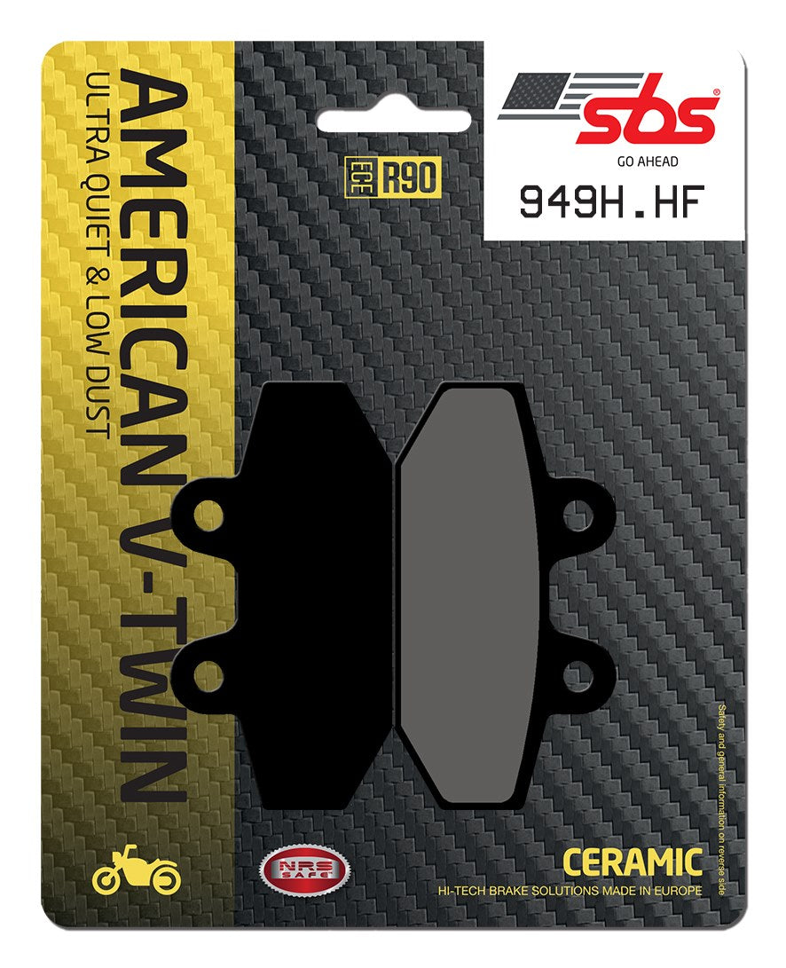 SBS FRICTION - Ceramic Rear H-D Brake Pads - 949H.HF-