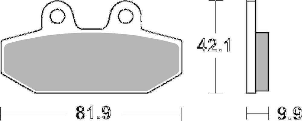 SBS FRICTION - Sinter Rear H-D Brake Pads - 949H.LS-