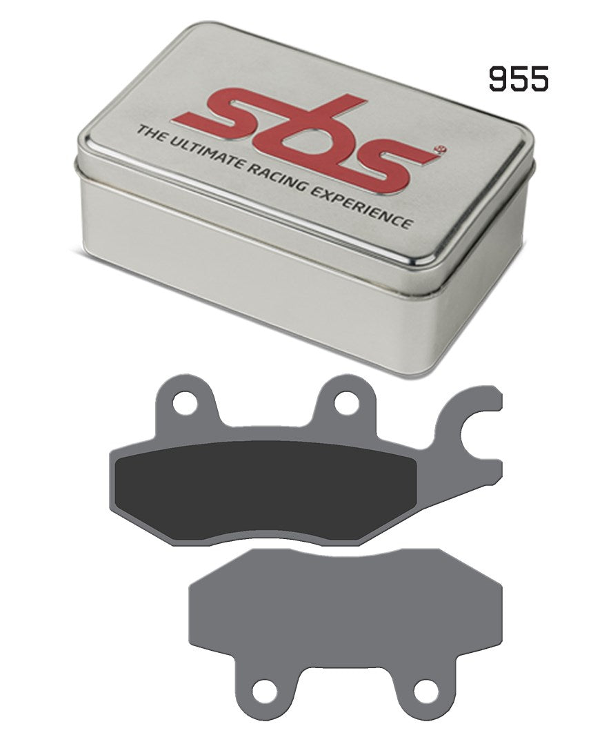 SBS FRICTION - Dual Sinter Front Racing Brake Pads - Moto2, 3 & WSBK SPEC (NINJA 400) - 955DS-