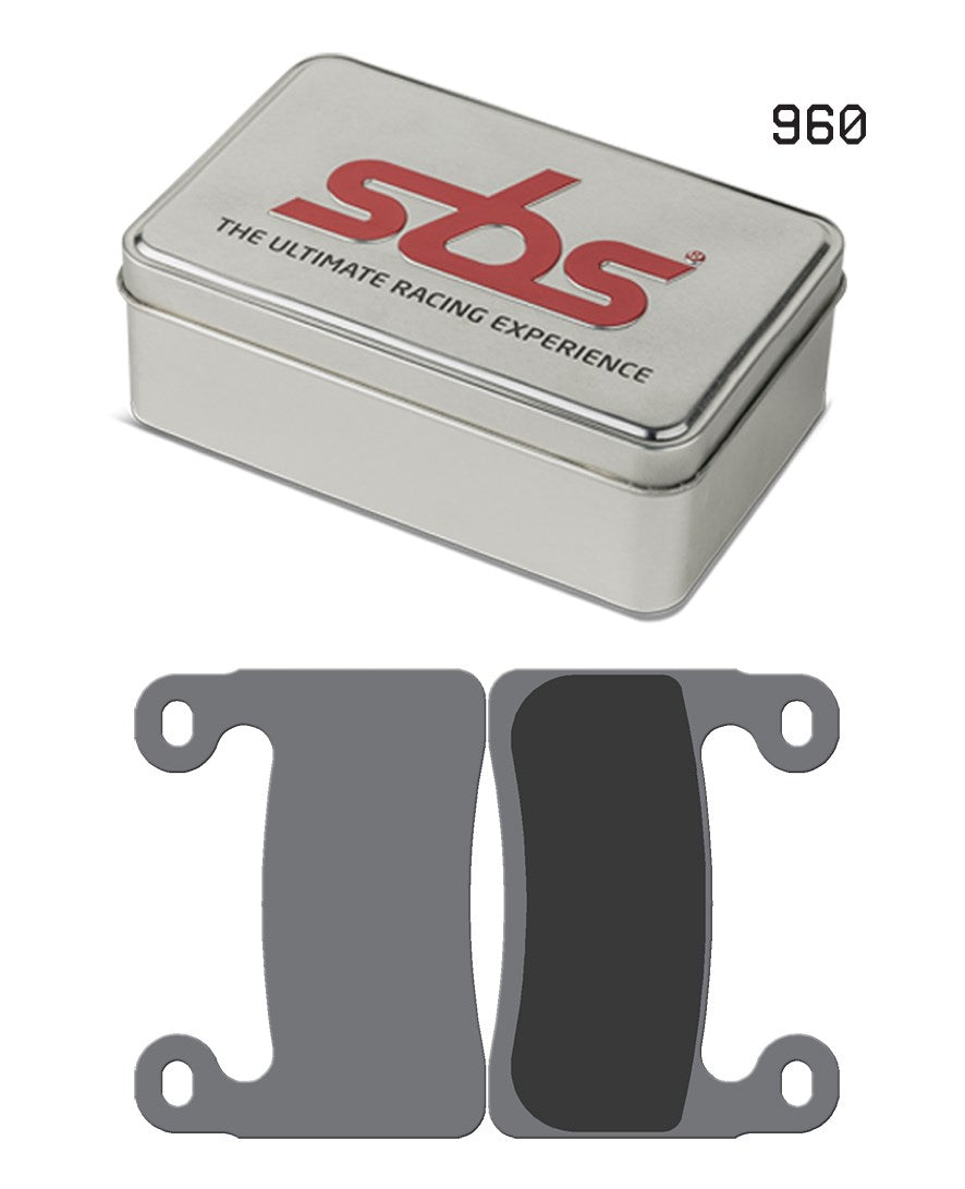 SBS FRICTION - Dual Sinter Front Racing Brake Pads - Moto2, 3 & WSBK SPEC - 960DS2-