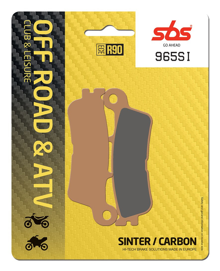 SBS FRICTION - Sinter Off Road Front Brake Pads - 965SI-