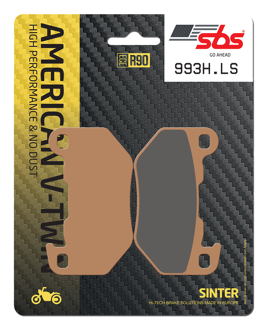 SBS FRICTION - Sinter Rear H-D Brake Pads - 993H.LS-