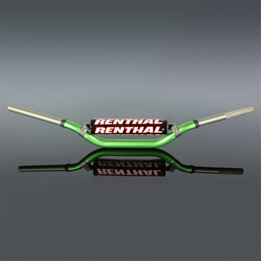 RENTHAL TWINWALL H/BAR RC O.E.M HONDA/KAWASAKI GRN W/BAR PAD (997-01-GN-02-185)