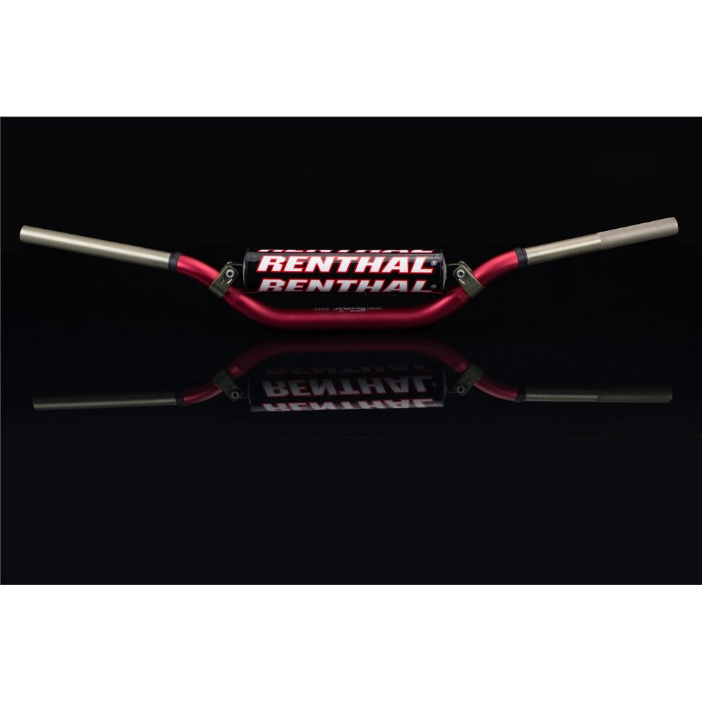 RENTHAL TWINWALL H/BAR MCGRATH RED W/BAR PAD (999-01-RD-07-185)