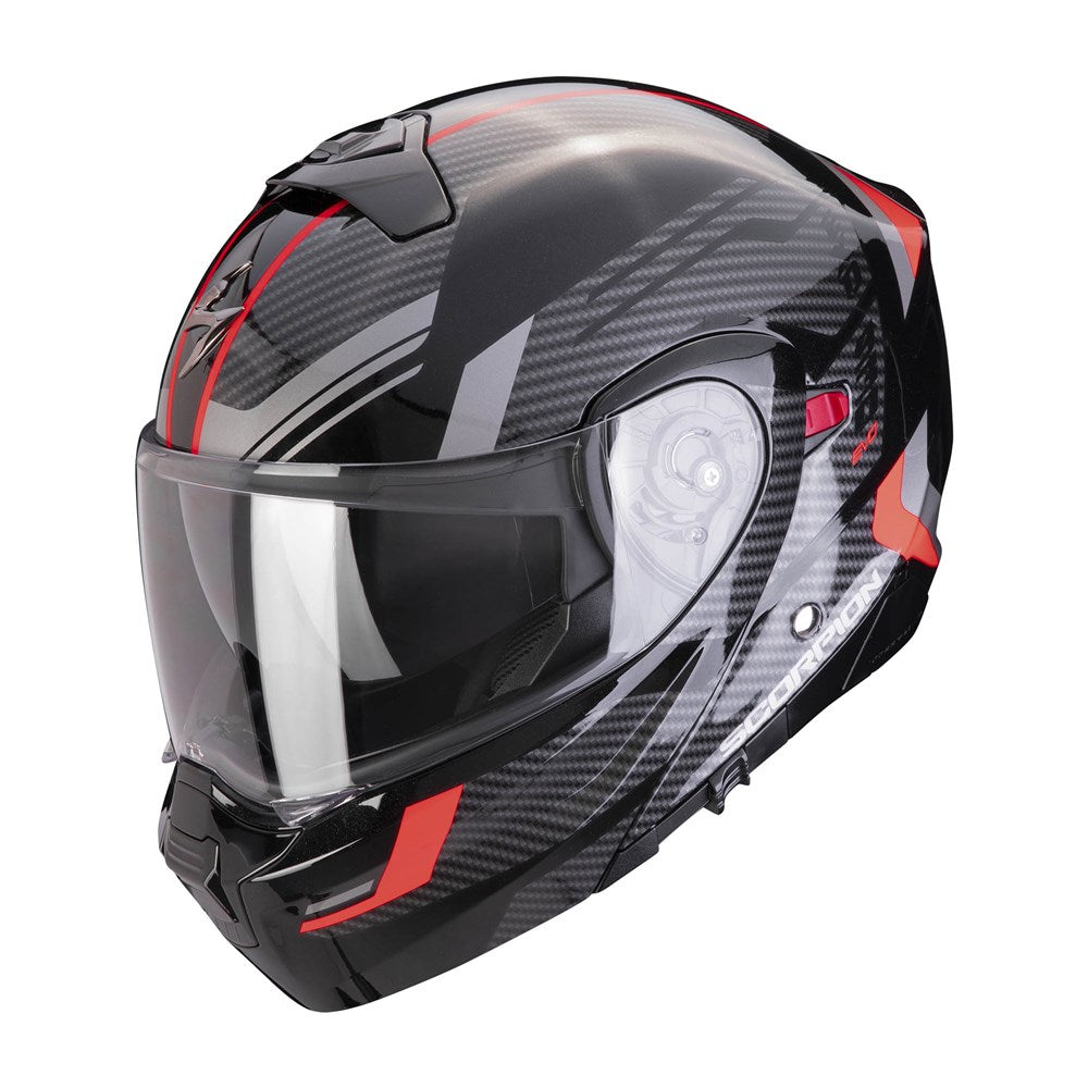 SCORPION EXO EXO-930 EVO SIKON - METAL/BLACK/SILVER/RED