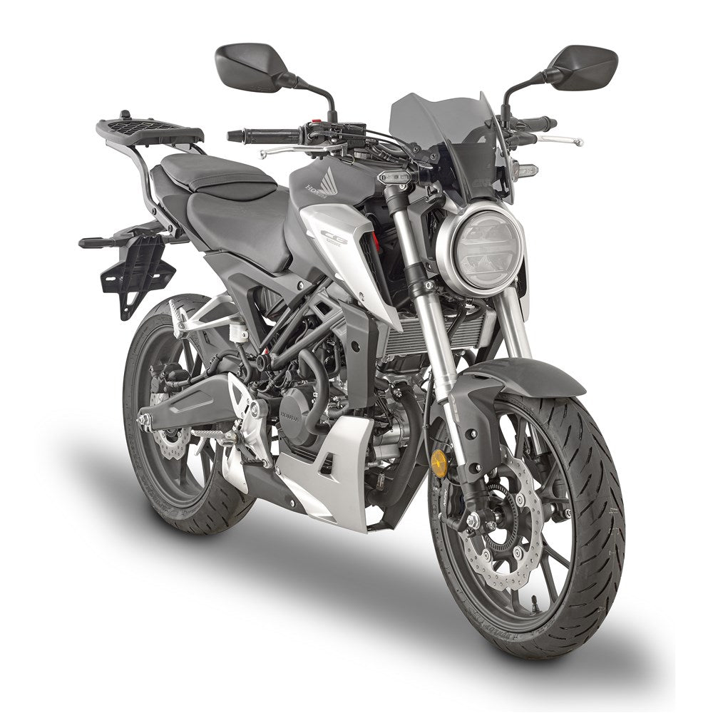 GIVI WINDSCREEN SMOKED - HONDA CB125R 18-24 /CB300R 18-24