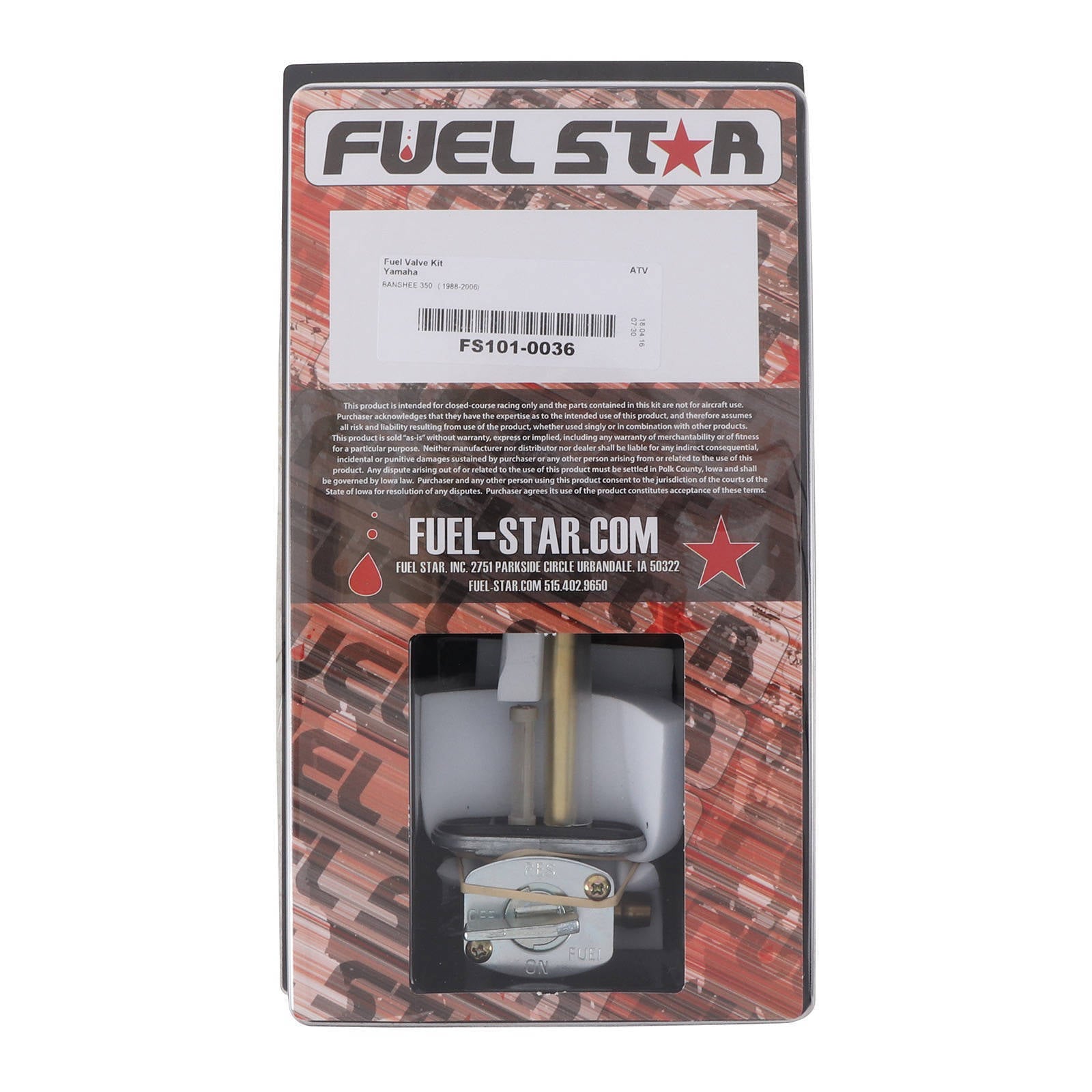 All Balls Racing Fuel Tap Kit (FS101-0036)