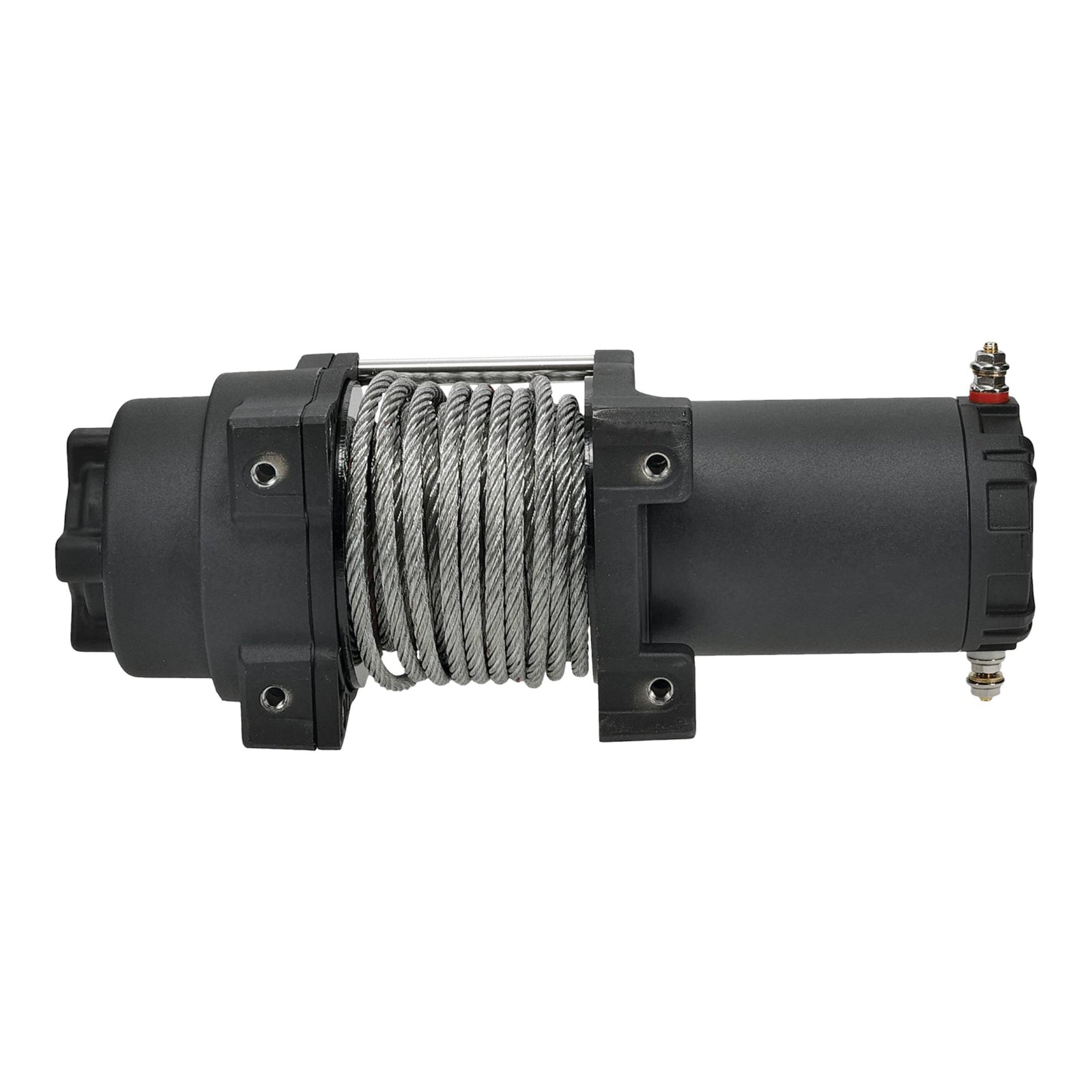 All Balls 4 Bolt Winch 4500lb with 33ft Steel Wire