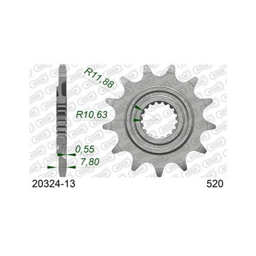 AFAM 13T 520 HONDA CRF250 2018-