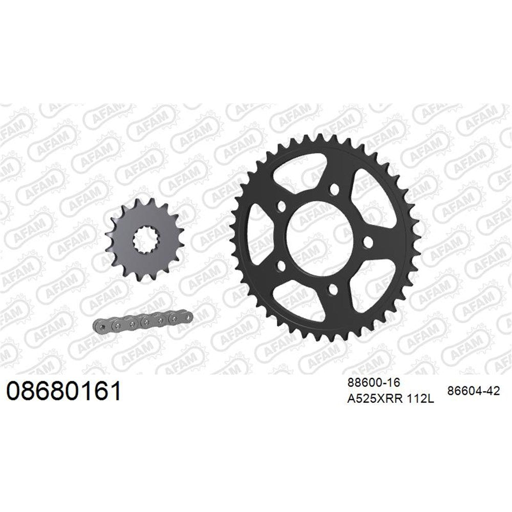 AFAM CHAIN SPROCKET KIT STEEL TRIUMPH 800 SPEEDMASTER 2003-2005