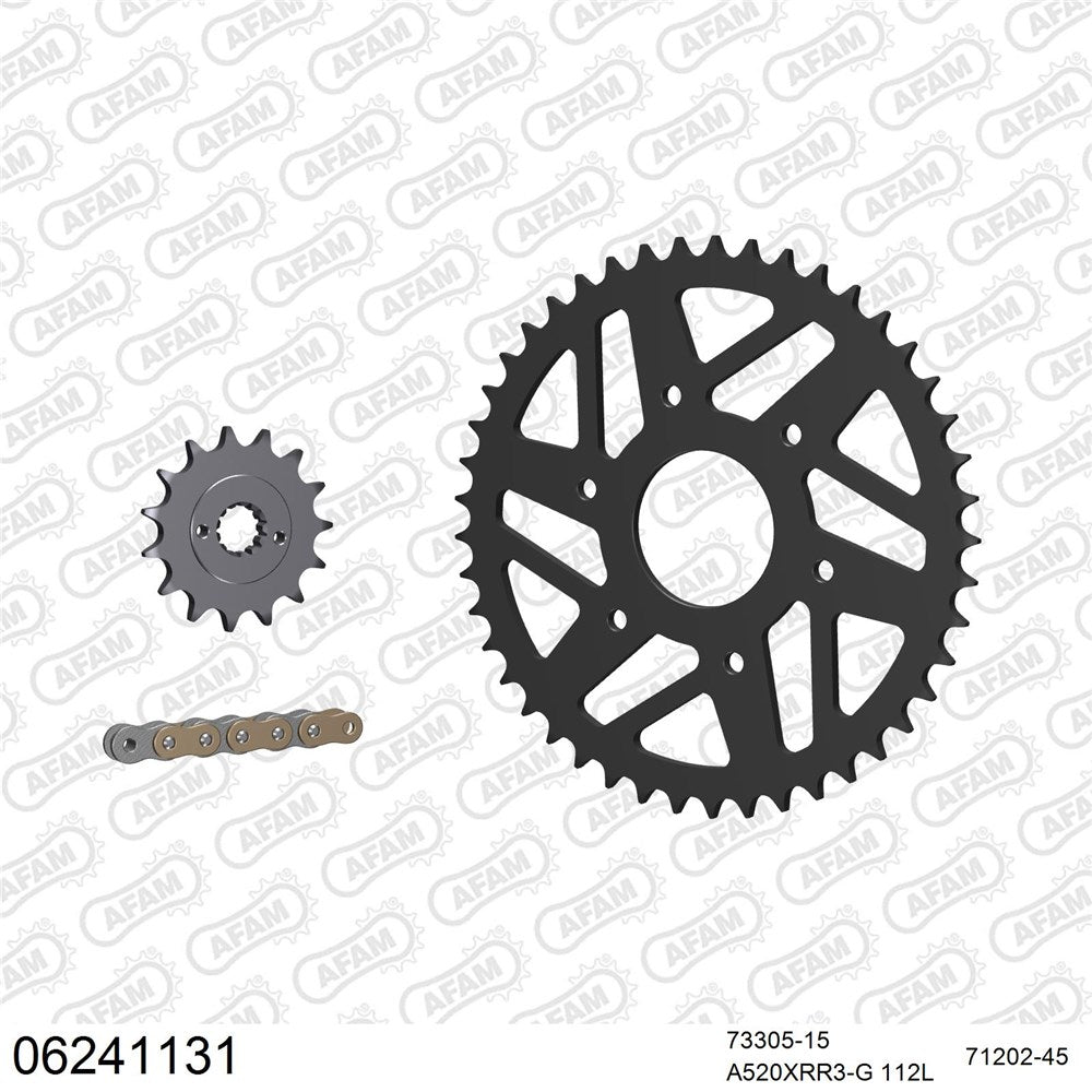 AFAM CHAIN SPROCKET KIT STEEL KTM 390 RC 2014-2021