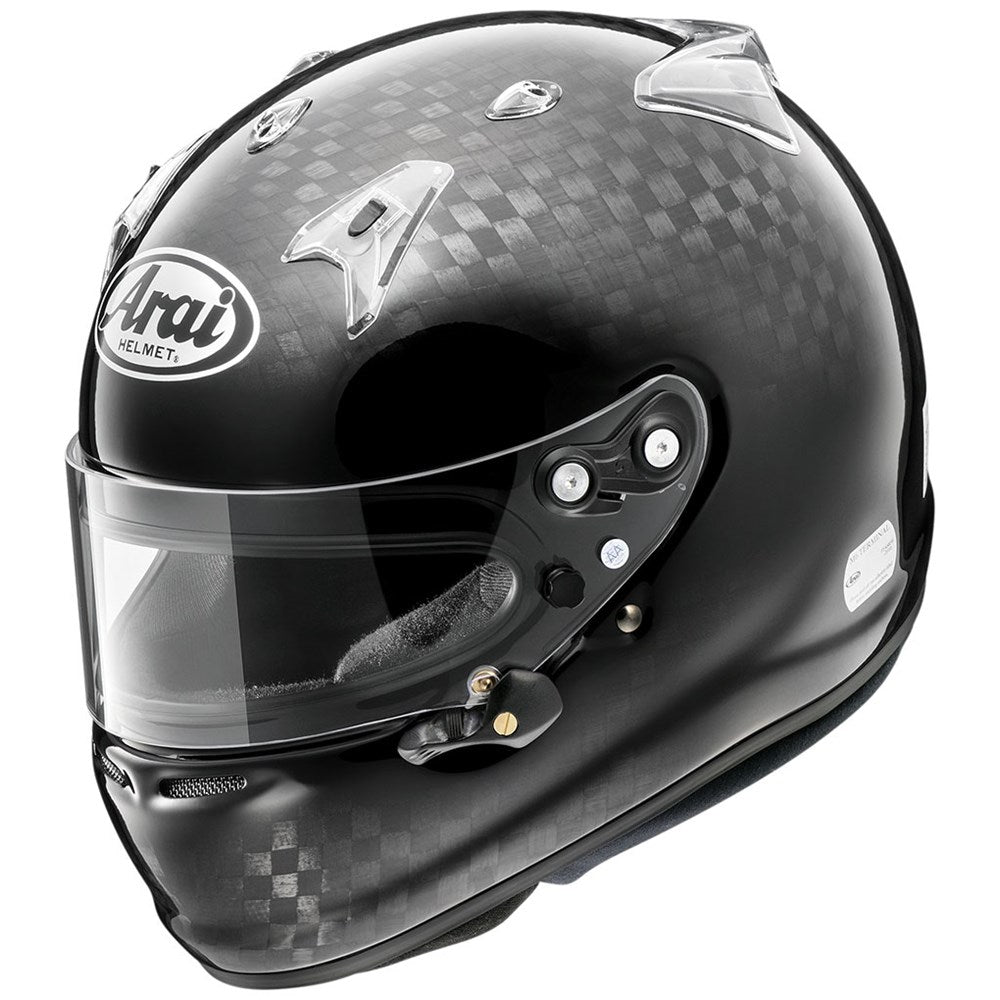 /ARAI GP-7SRC-ABP 8860-2018 CARBON BLK W/M6 HANS (LG)