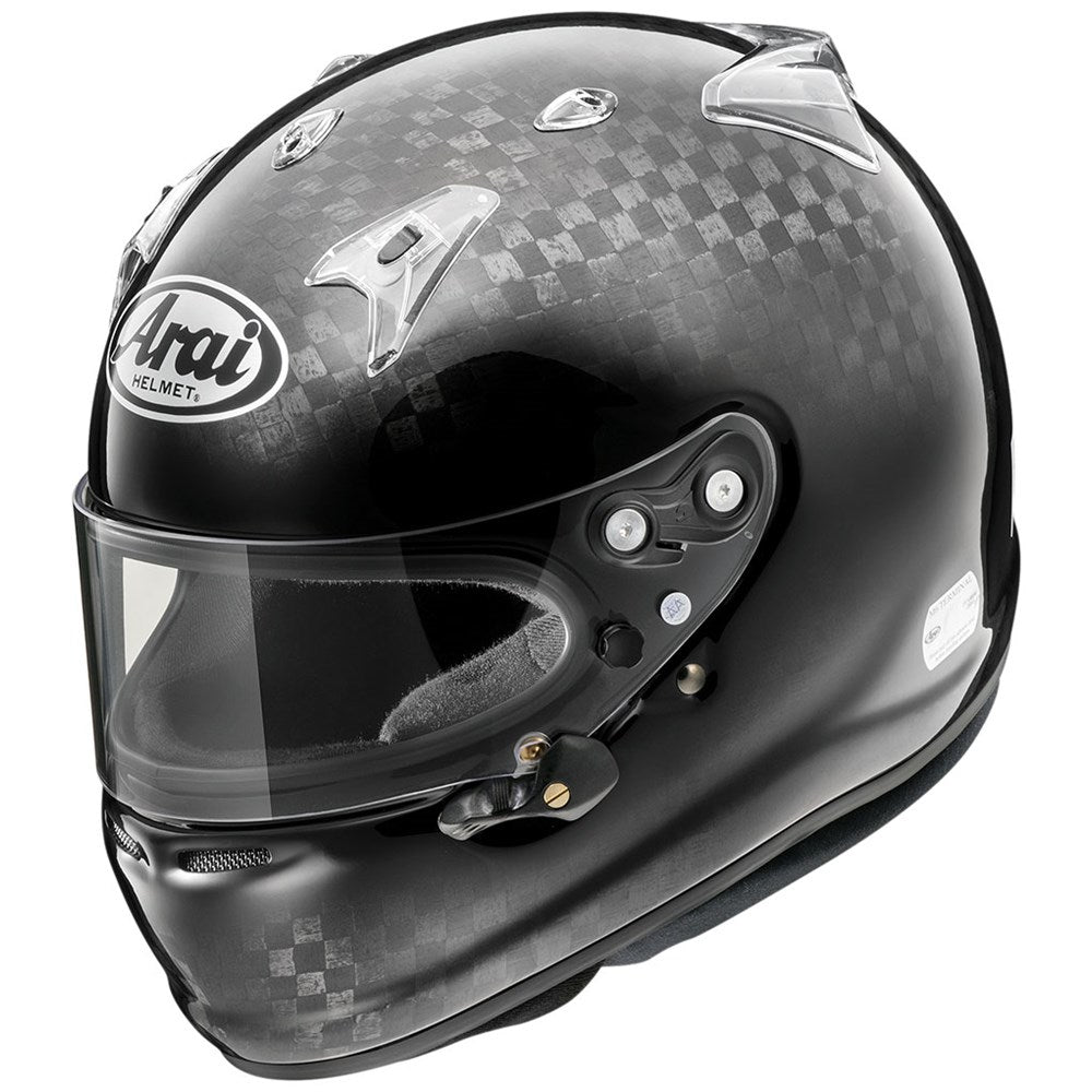 ARAI GP-7SRC 8860-2018 CARBON BLK W/M6 HANS (LG)