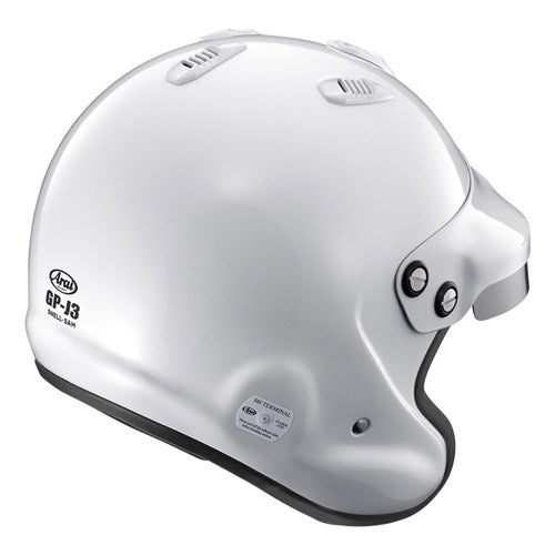 ARAI GP-J3 OPEN FACE W/M6 WHT SA2020 (SM)