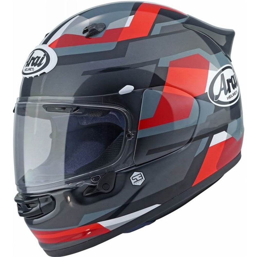 ARAI QUANTIC ABSTRACT RED (XS)