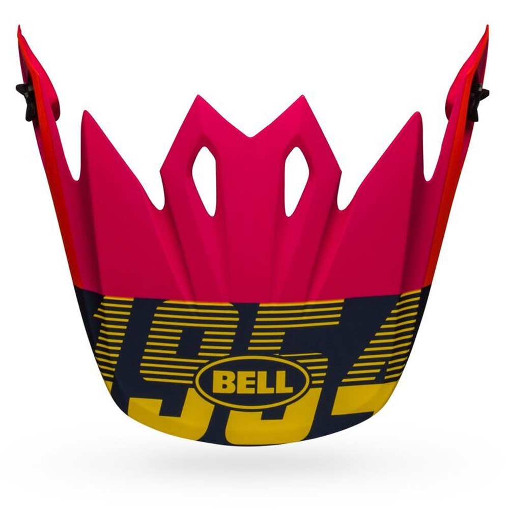 BELL S/P - MX-9 MIPS PEAK STRIKE MATT BLU/ORANGE/PINK #