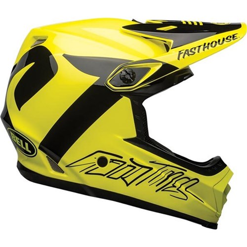 BELL MOTO-9 MIPS YOUTH FASTHOUSE NEWHALL - HI-VIZ YELLOW/BLACK