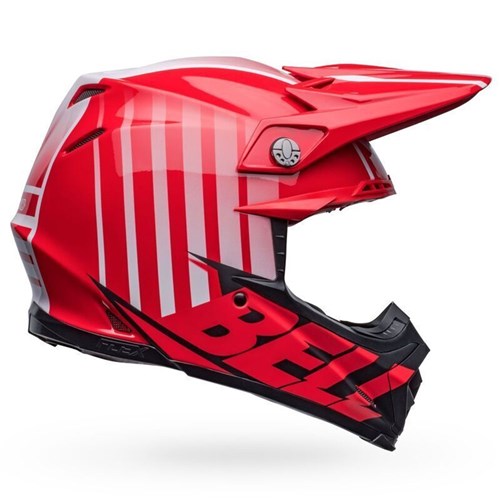 BELL MOTO-9S FLEX SPRINT MATTE/GLOSS - RED/BLACK