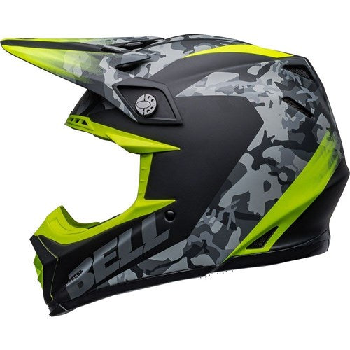 BELL MOTO-9 MIPS VENOM - MATTE BLACK CAMOUFLAGE/HI-VIZ YELLOW