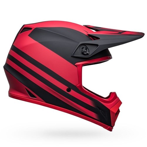 BELL MX-9 MIPS DISRUPT - MATTE BLACK/RED