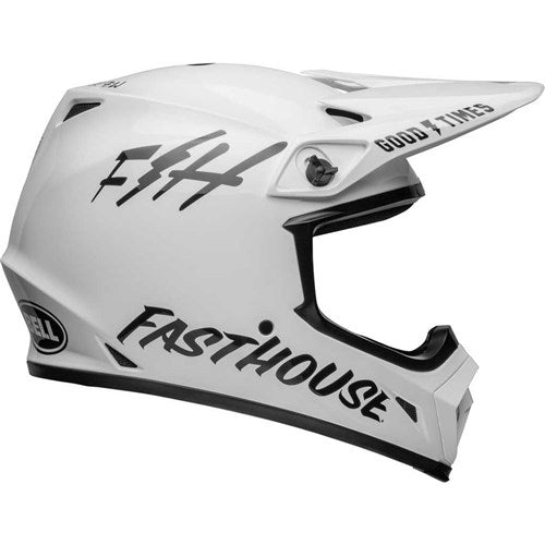BELL MX-9 MIPS FASTHOUSE - WHITE/BLACK