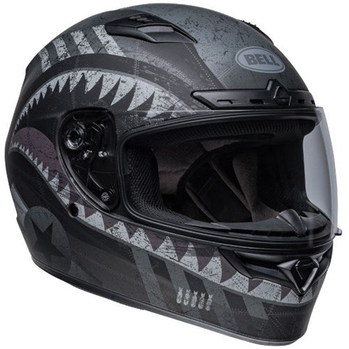 BELL QUALIFIER DLX MIPS DEVIL MAY CARE - MATTE BLACK/GREY