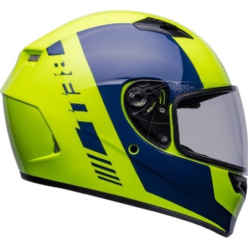 BELL QUALIFER TURNPIKE - MATTE GLOSS HI-VIZ YELLOW/NAVY