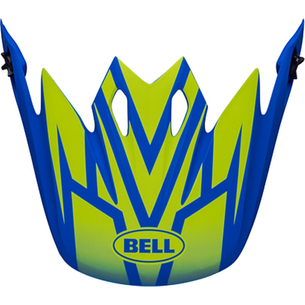 BELL S/P - MX-9 MIPS PEAK DISRUPT MATT CLASSIC BLU/HI-VIZ YEL #