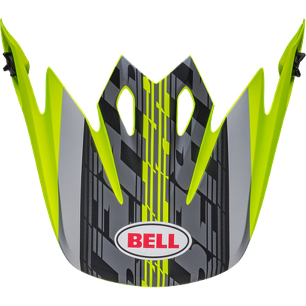 BELL S/P - MX-9 MIPS PEAK OFFSET MATT BLK/HI-VIZ YEL #
